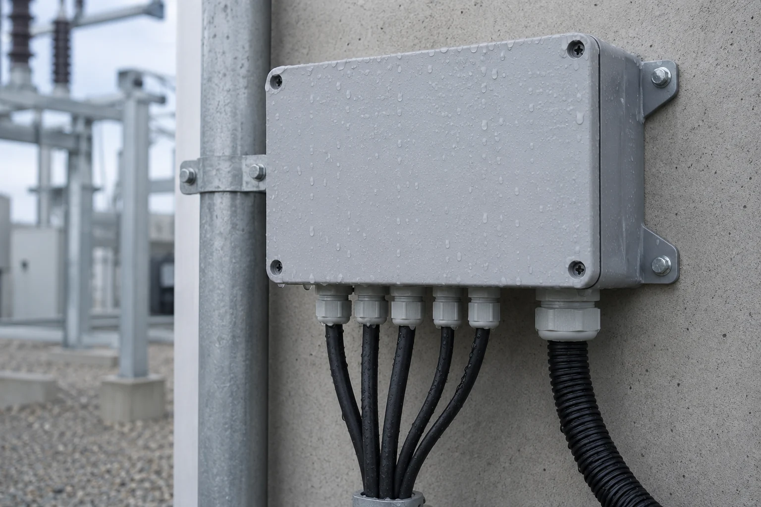Outdoor enclosure cable glands