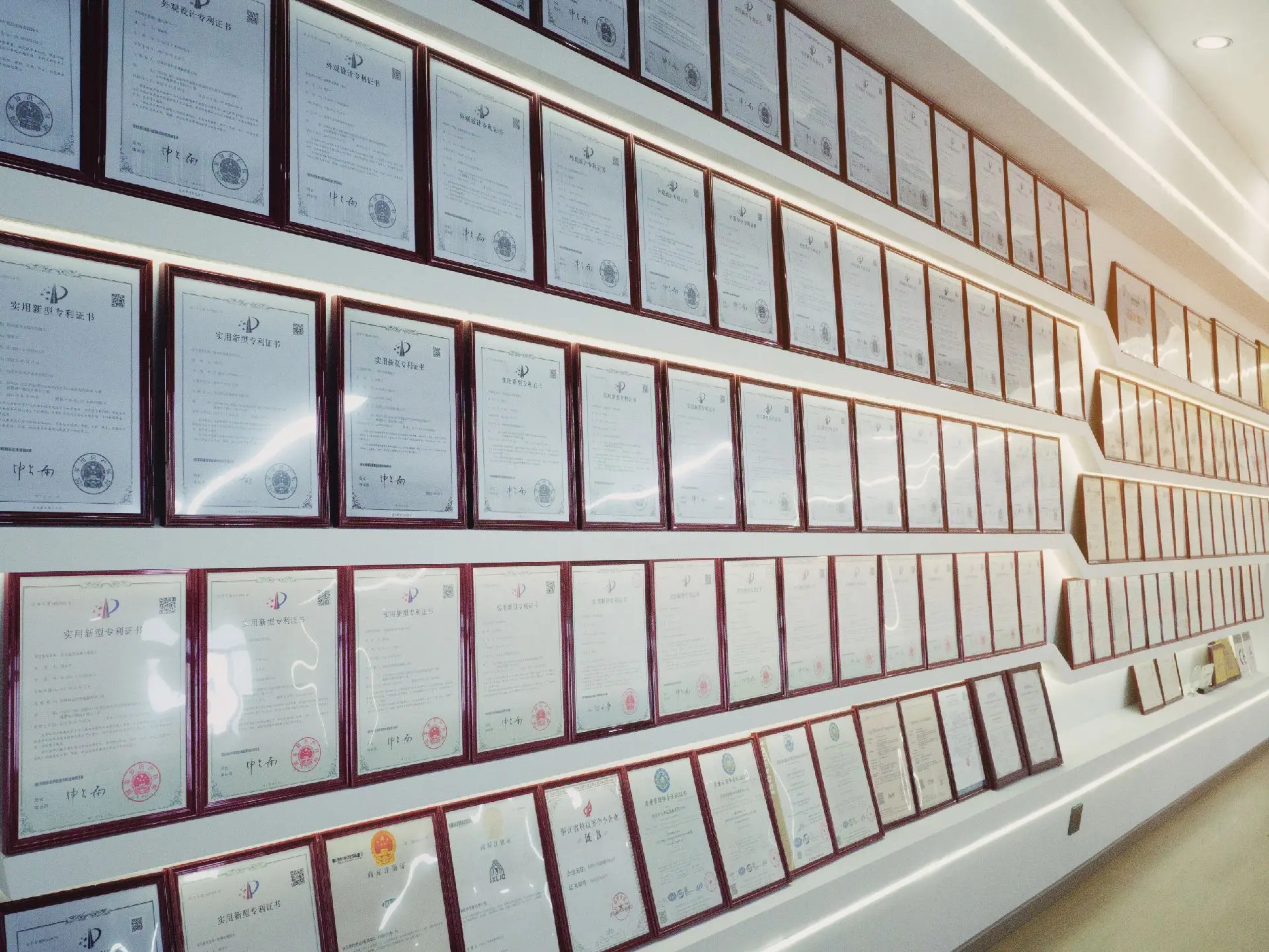 Voltaglands patent certificates and intellectual property wall