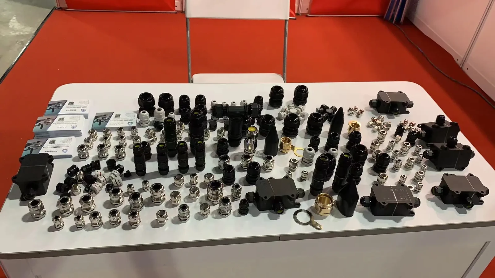 Cable glands, waterproof connectors and junction boxes available for quotation